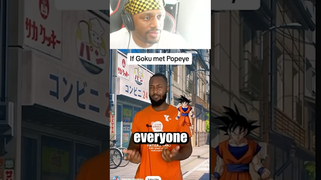 Goku VS Popeye Is NOT CLOSE!! #shorts #dragonball #goku #animememes