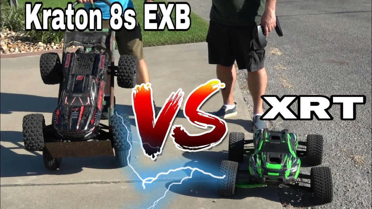 Kraton 8s EXB VS Traxxas XRT! Round 5!