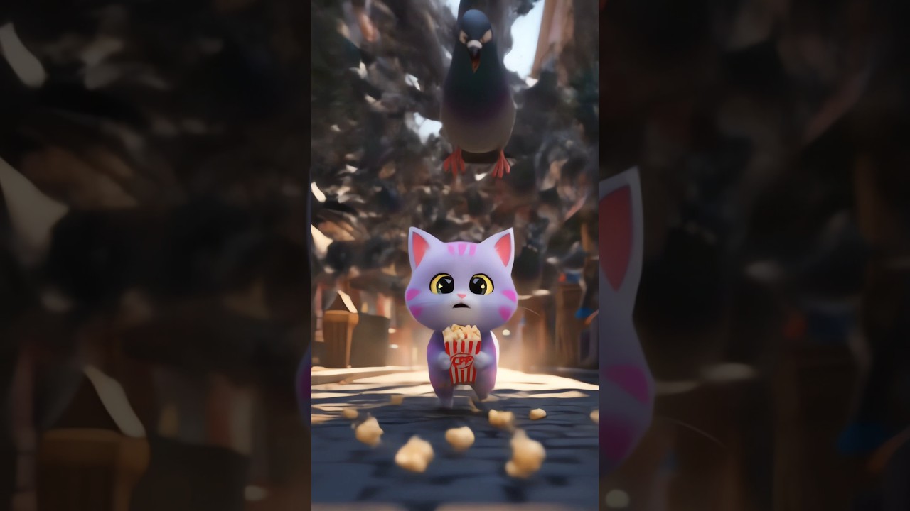 Crying Cat&rsquo;s Popcorn Panic 🍿😭 | Clip 15 of Pursuit Cat Comedy Series