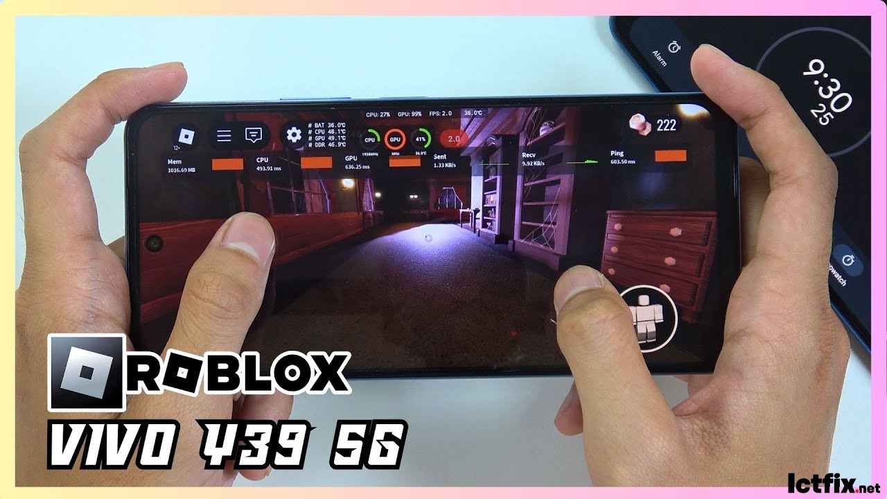 Vivo Y39 5G Roblox Gaming test | Blox Fruits, Doors