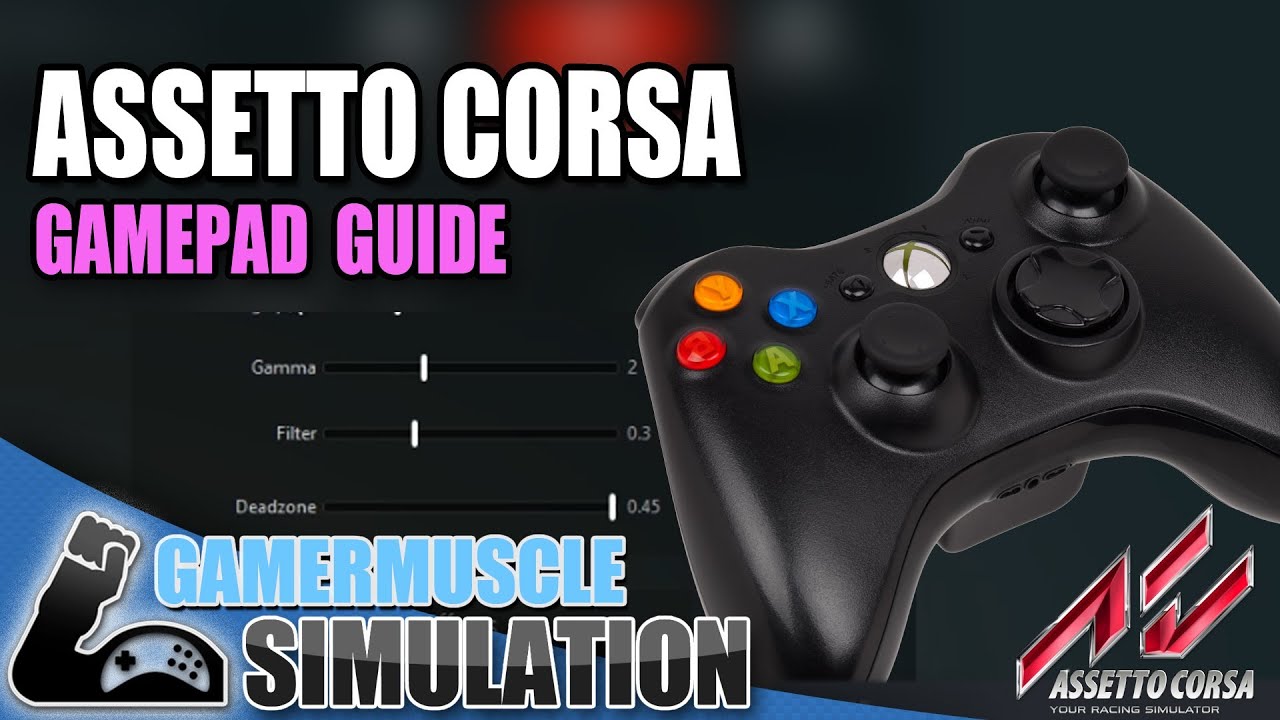 ASSETTO CORSA GAMEPAD GUIDE - GamerMuscle Simulation