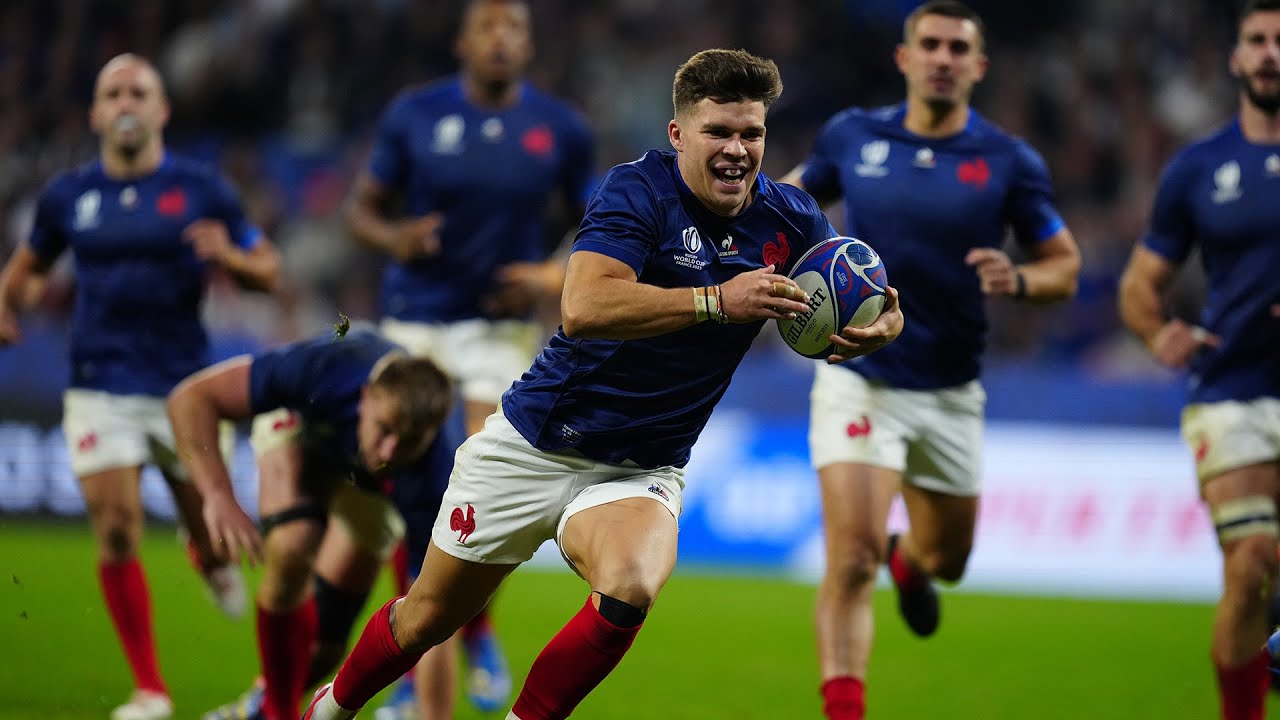 Coupe du monde 2023 : L'essai de Matthieu Jalibert contre l&rsquo;Italie