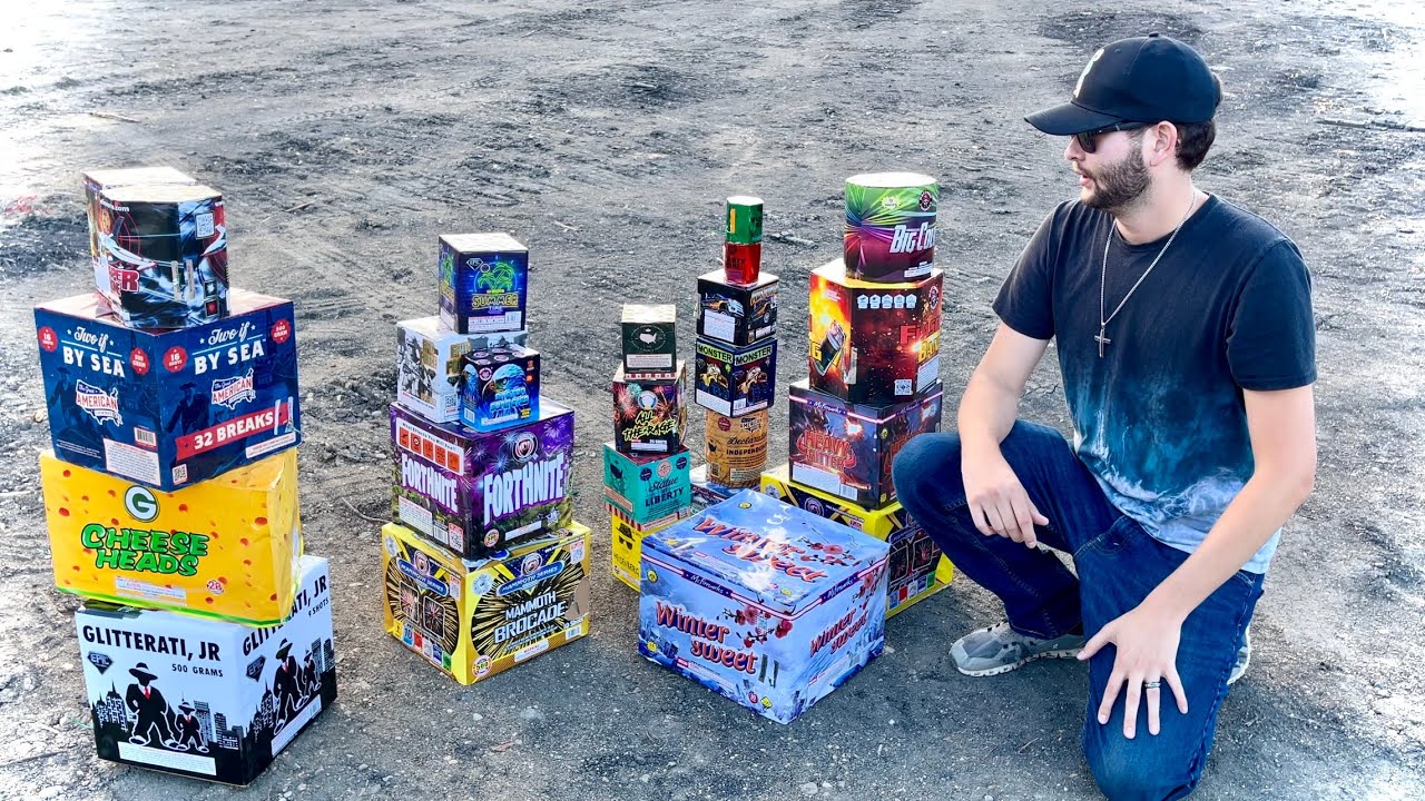 FIREWORK SHOPPING ON A $500 BUDGET! (EPIC SHOW)