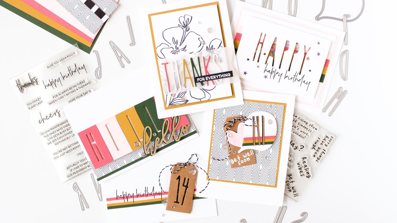 5 Creative Ways To Use Alphabet Dies With Carissa Wiley