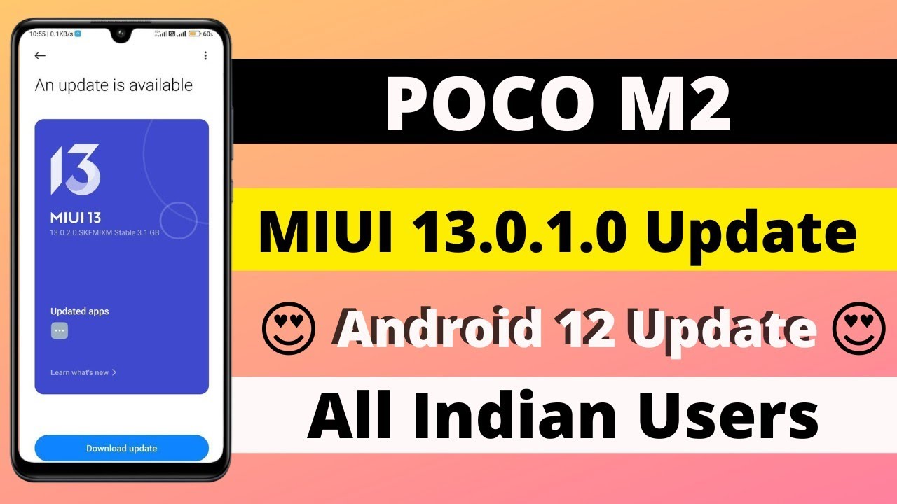 Poco M2 MIUI 13 - Android 12 Update | 10+ New Features | New Control Center | Poco M2 New Update