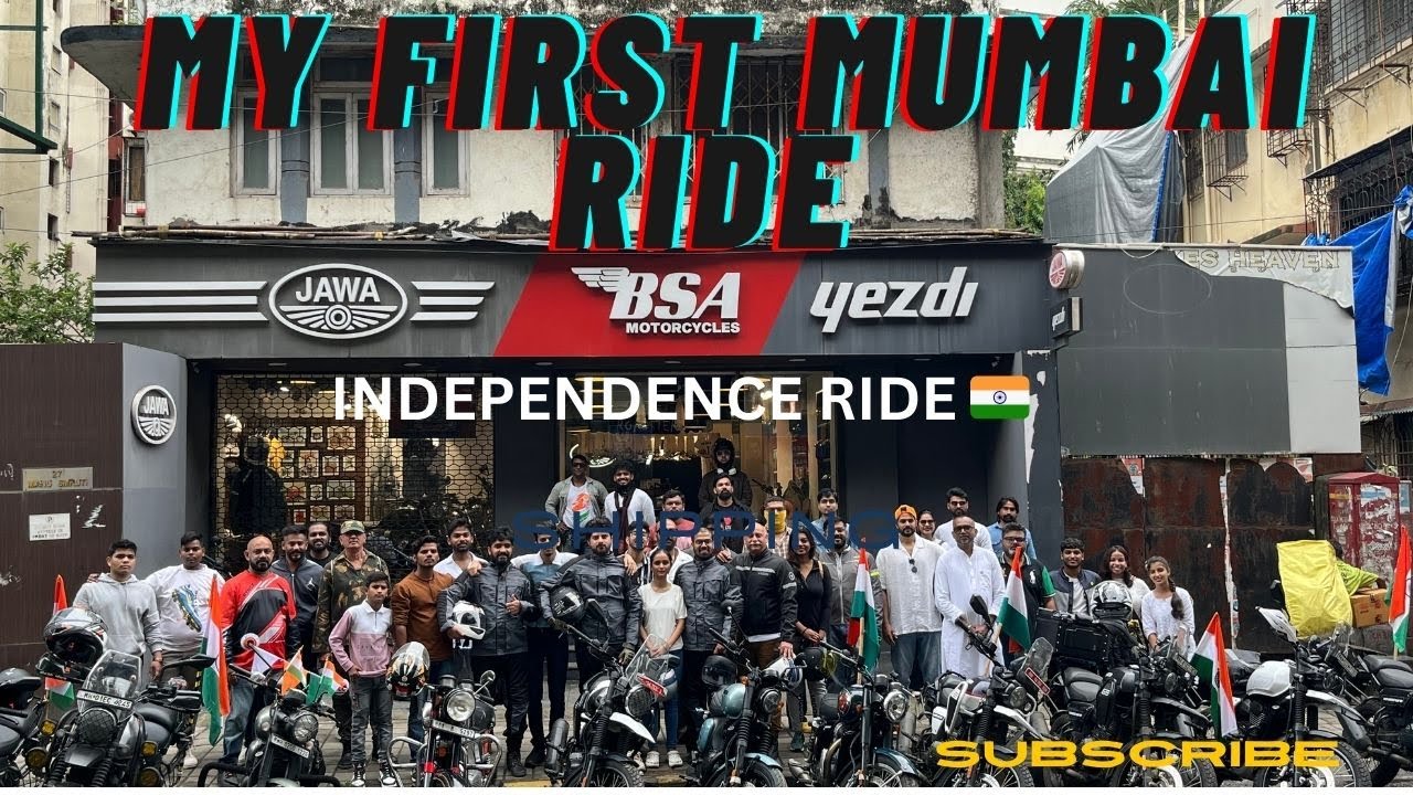 My FIRST Mumbai Group Ride! Yezdi Adventure 2025 Takes On The City!