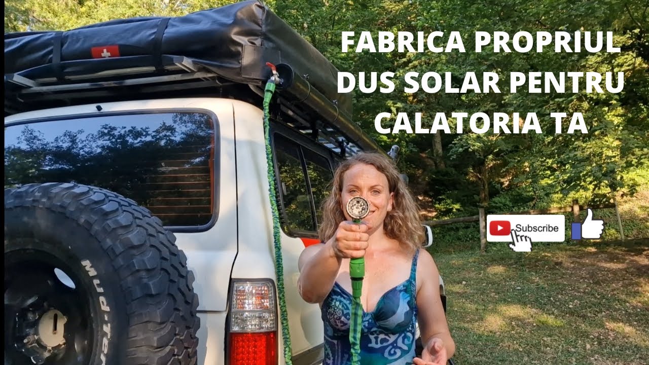 Cum sa fabrici un Dus Solar din PVC la tine acasa #africa #overlanding4x4