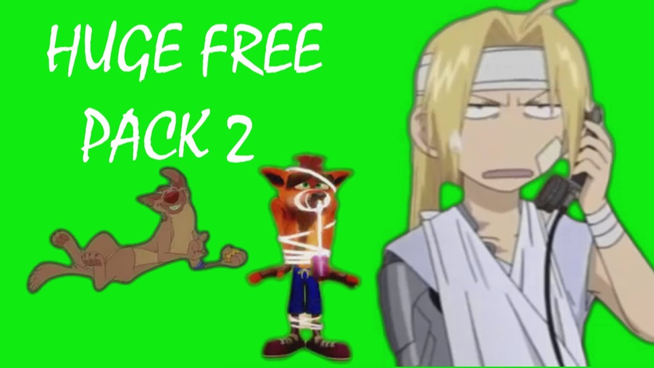 huge free masks/maskings/green screen/blue screen 2 (use chroma keyer)