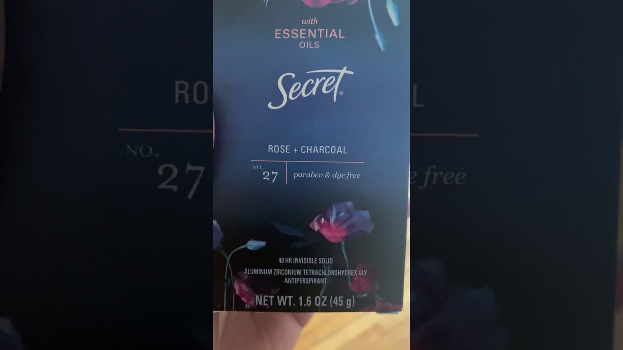 Secret deodorant no 27 review