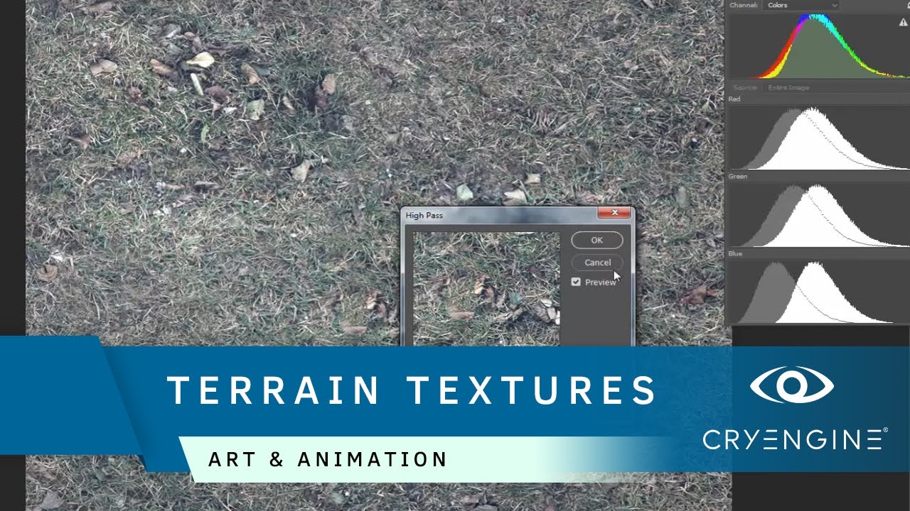 How to create a Terrain Texture for CRYENGINE | Art & Animation