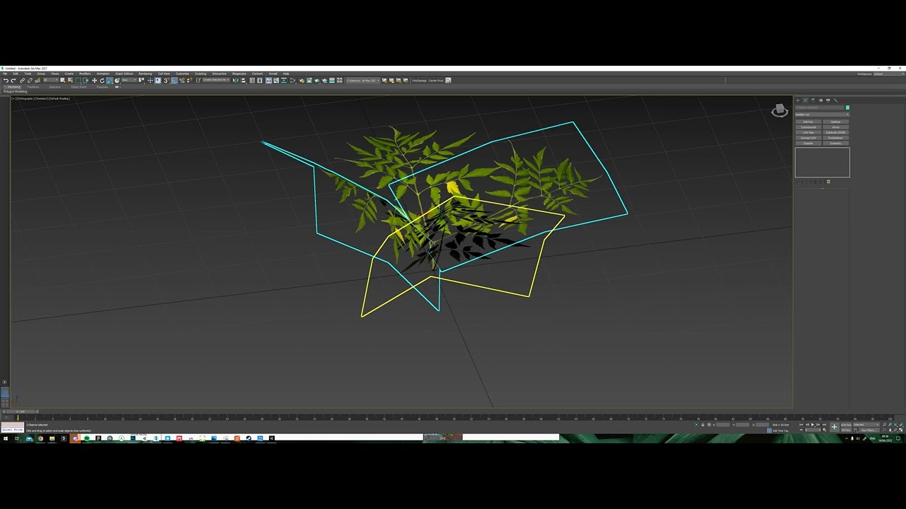 How to create ultra low poly foliage for games from Megascans leaf atlases in 8 minutes