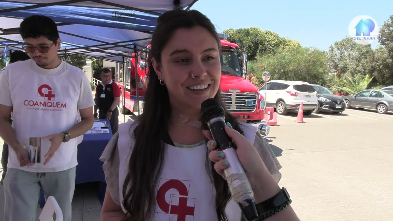 Coaniquem participa de la Feria de la Solidaridad en Hospital Talagante