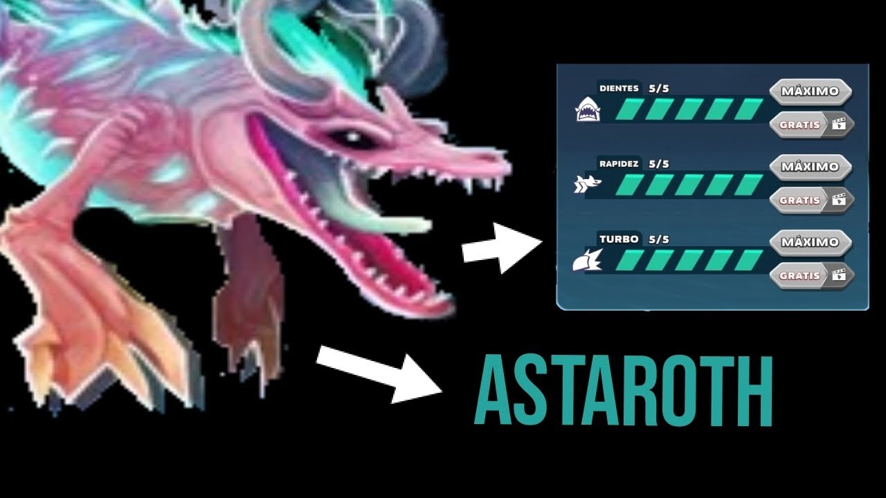 NUEVO Tiburón ASTAROTH +3 tiburones ESPECIALES Comprados | Hungry Shark Evolution 