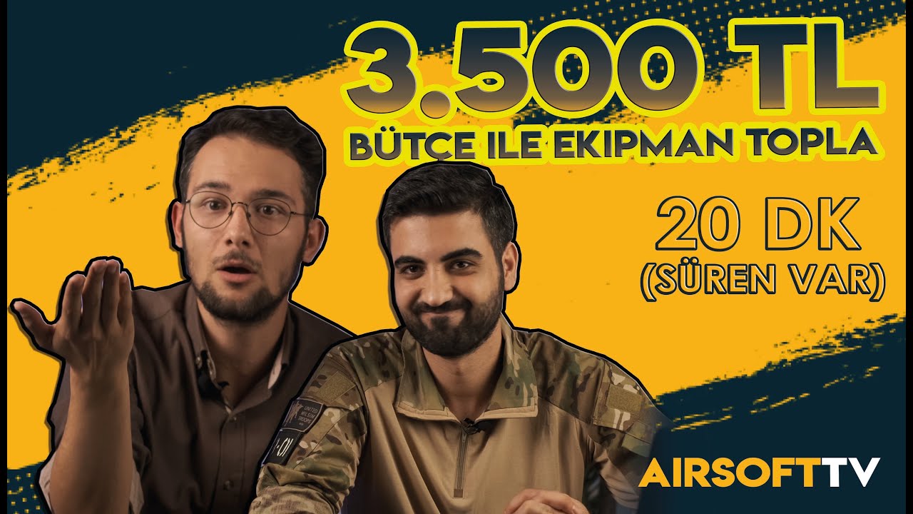 3500 TL ile 20 Dakika'da Airsoft Ekipmanı Topladılar