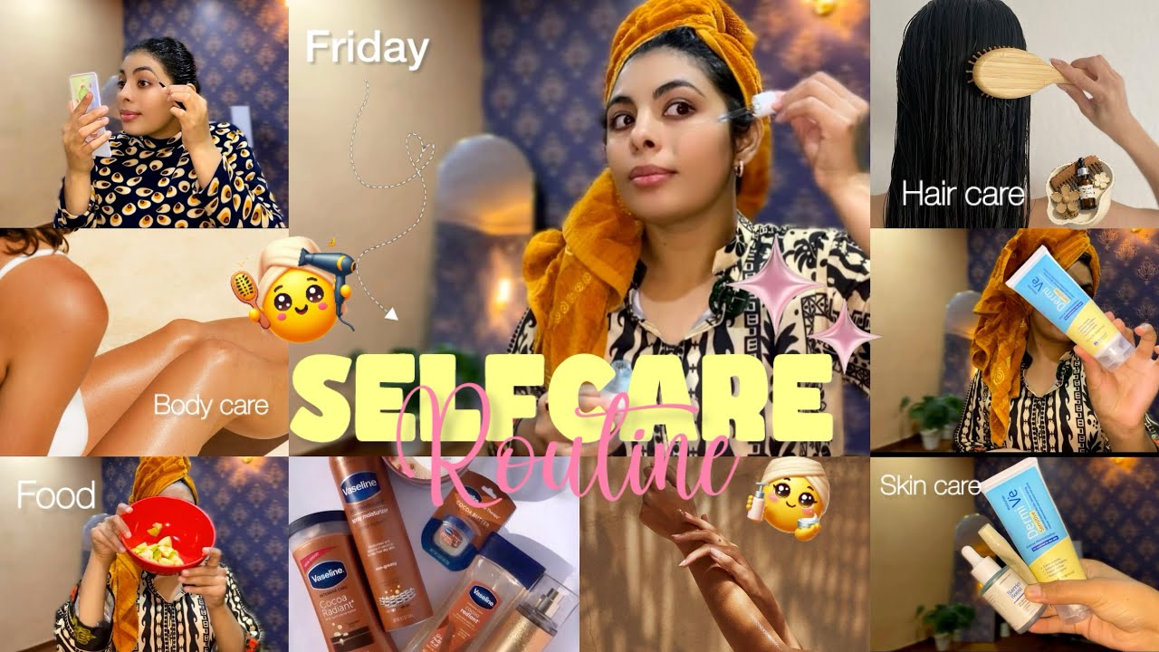 Minimal Friday Selfcare routine⭐️| ultimate grooming tips for girlies🎀…