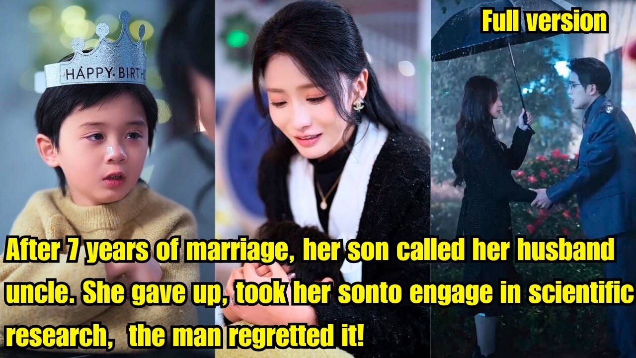 After 7 years of marriage, her son called her husband uncle. She gave up, took her son to