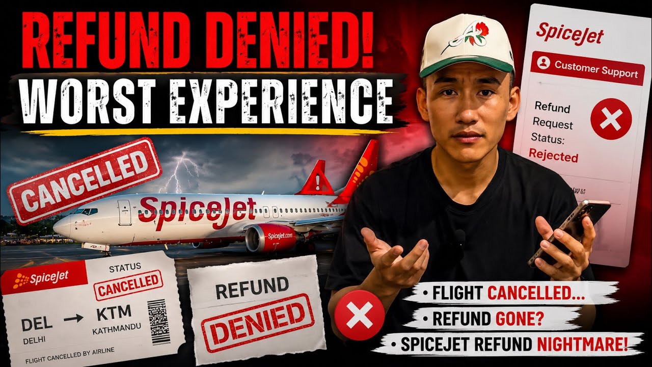 Before You Fly SPICEJET Watch This! Cancelled Flight, Missing Refund / Fought for My SpiceJet Refund