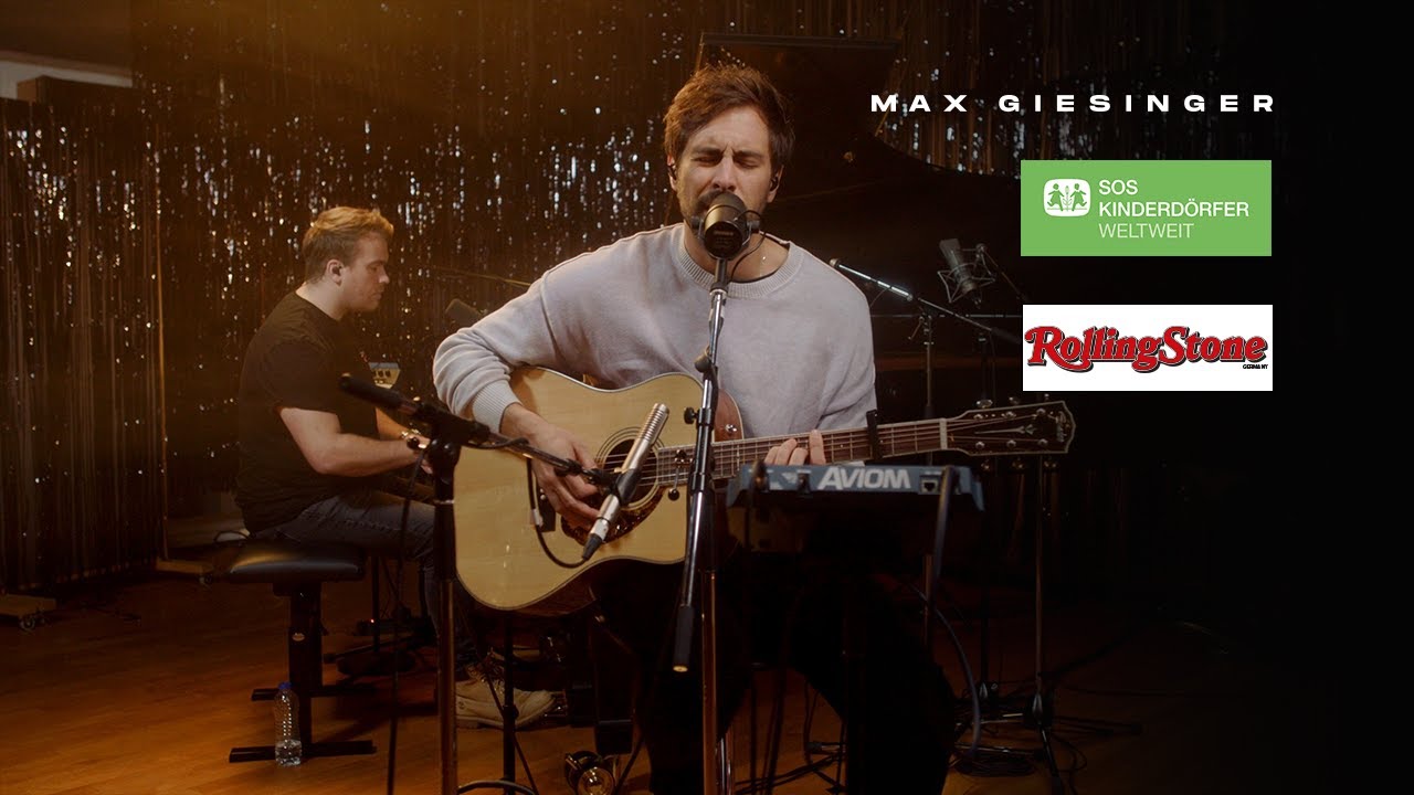 Max Giesinger exklusiv live für die SOS-Kinderdörfer weltweit
