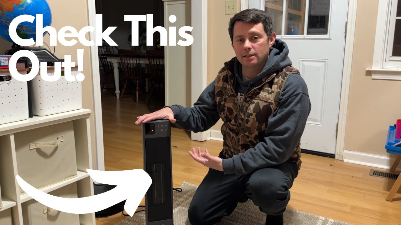 Our New Favorite Space Heater! PELONIS Oscillating Ceramic Tower Indoor Space Heater