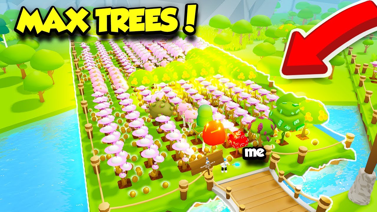 I Planted EVERY TREE In TREE PLANTING SIMULATOR And Reached MAX TREES!! (Roblox)