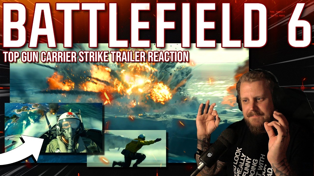 Реакция на трейлер Battlefield 6 TOP GUN: Carrier Strike! | Сезон 4