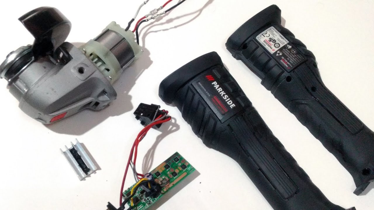 Teardown of Parkside Performance PWSAP 20-Li B2 Brushless Angle Grinder