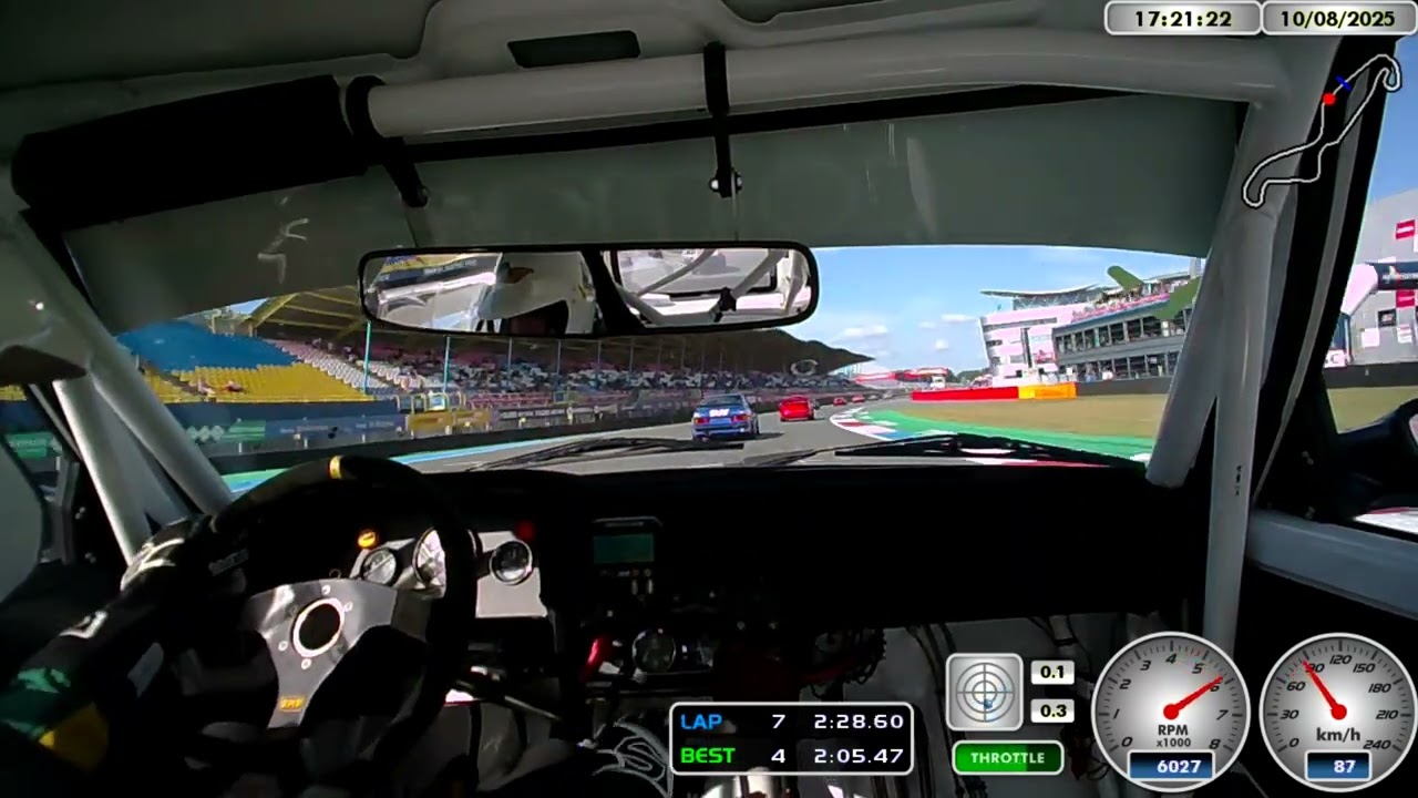 Jacks Casino Racing day 2025 YTCC race 3 Anita Renes met de Sunbeam Lotus