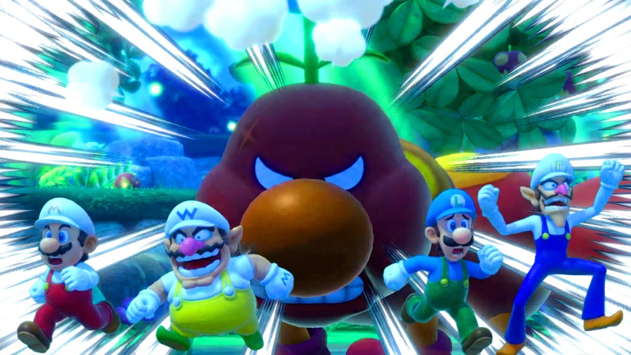【スーパーマリオパーティ】 究極のミニゲーム対決マリオVsルイージVsワリオVsワルイージ(たつじん難易度)