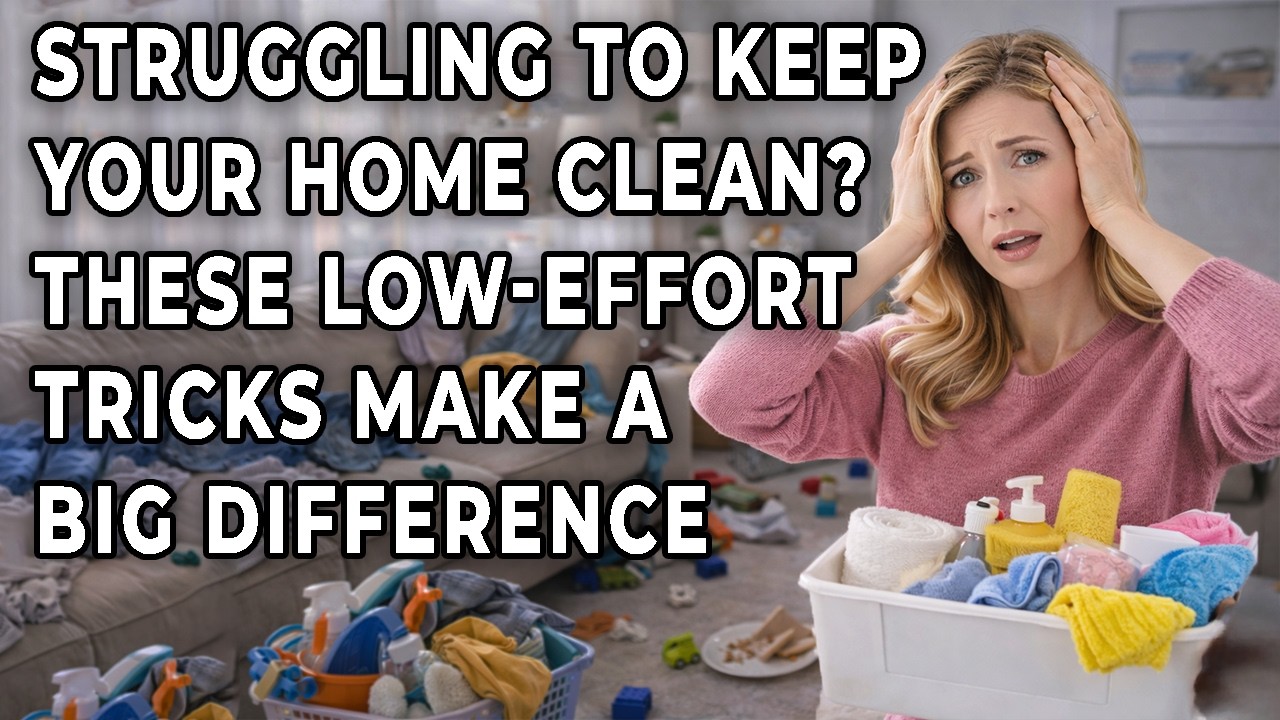 Struggling to Keep Your Home Clean? These Low-Effort Tricks Make a Big Difference