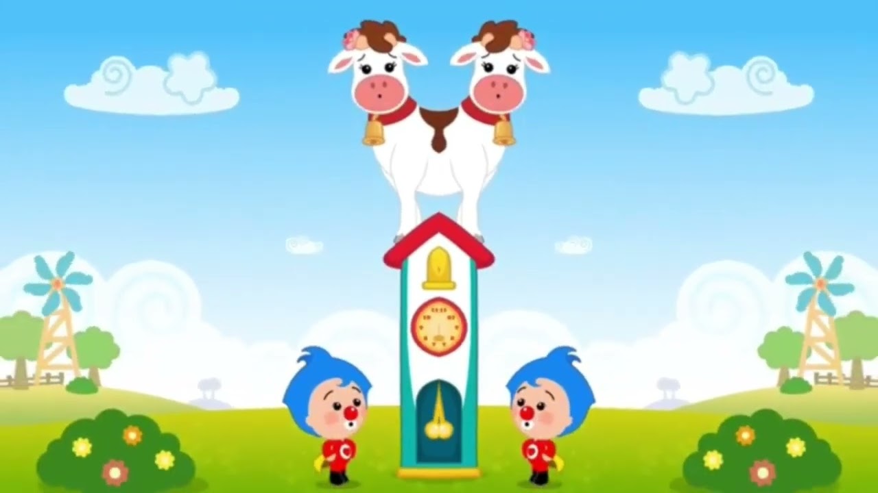 The Cow 🐮🐮🐄🐄 win up the clock ⏰⌚😁/PlimPlim effects, 🤗🤗👋👋😘❤️🥳🎉