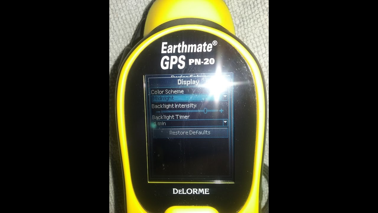 Delorme PN20 Video Review with Screen Shots