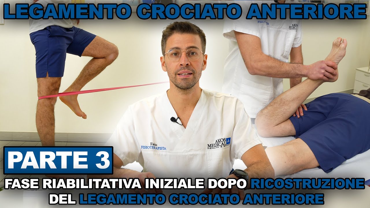 Fase riabilitativa iniziale dopo ricostruzione del legamento crociato anteriore | Episodio 3