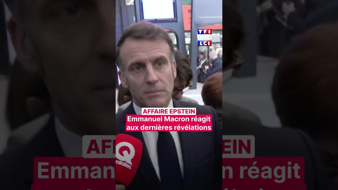 🔴 Affaire Epstein : Emmanuel Macron r&eacute;agit aux derni&egrave;res r&eacute;v&eacute;lations｜TF1 INFO