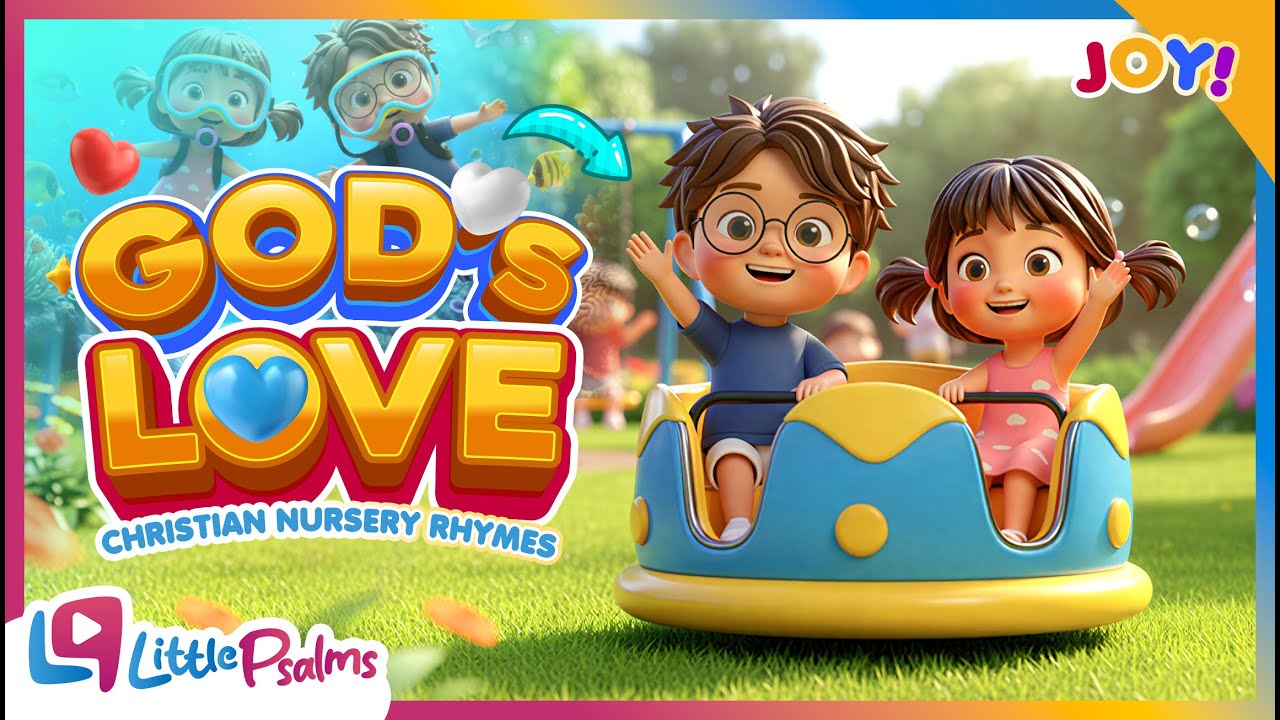 GOD'S LOVE IS MARVELOUS | Christian Nursery Rhymes  - Little Psalms