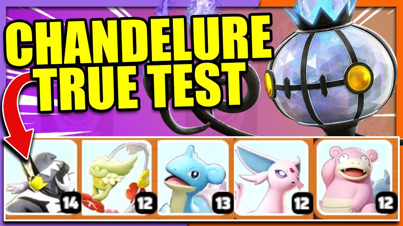 Can CHANDELURE Win against this insanely OP Enemy Team?! | Pokemon Unite