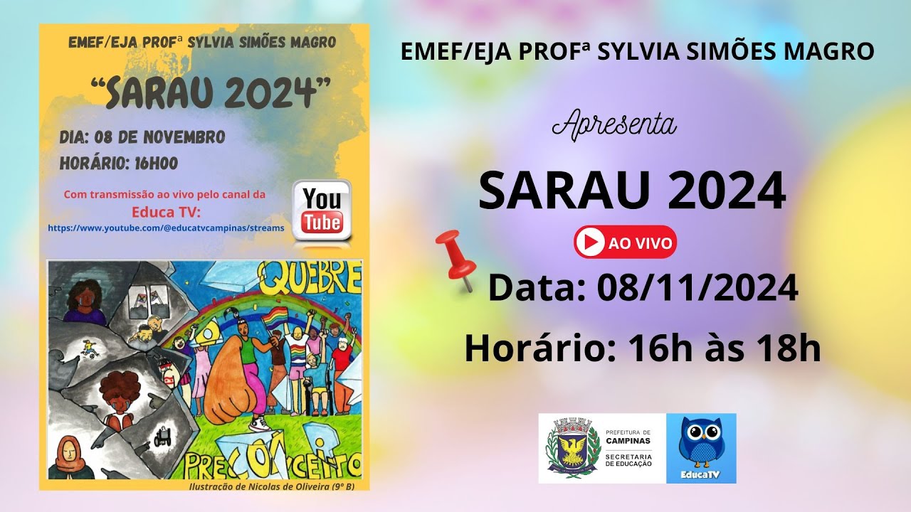 SARAU EMEF/EJA SYLVIA SIMÕES MAGRO