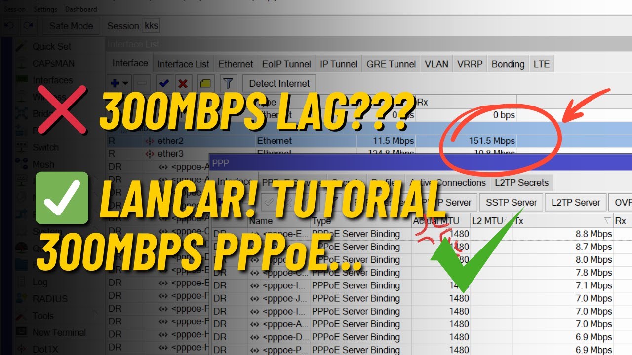 BABAT HABIS! Cara Bagi Trafik 300Mbps di Mikrotik PPPoE Biar Nggak Macet