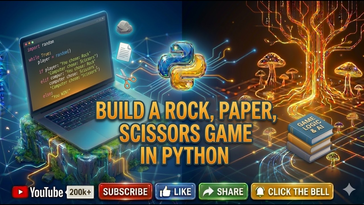 rock paper scissors game using python programming