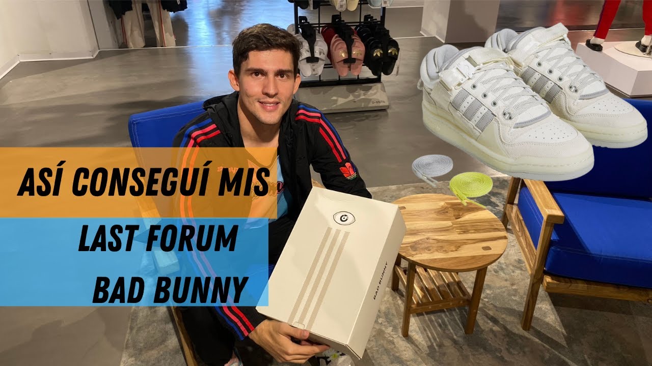 Así conseguí mis Adidas Last Forum Bad Bunny en el lanzamiento 🔥🐰👟