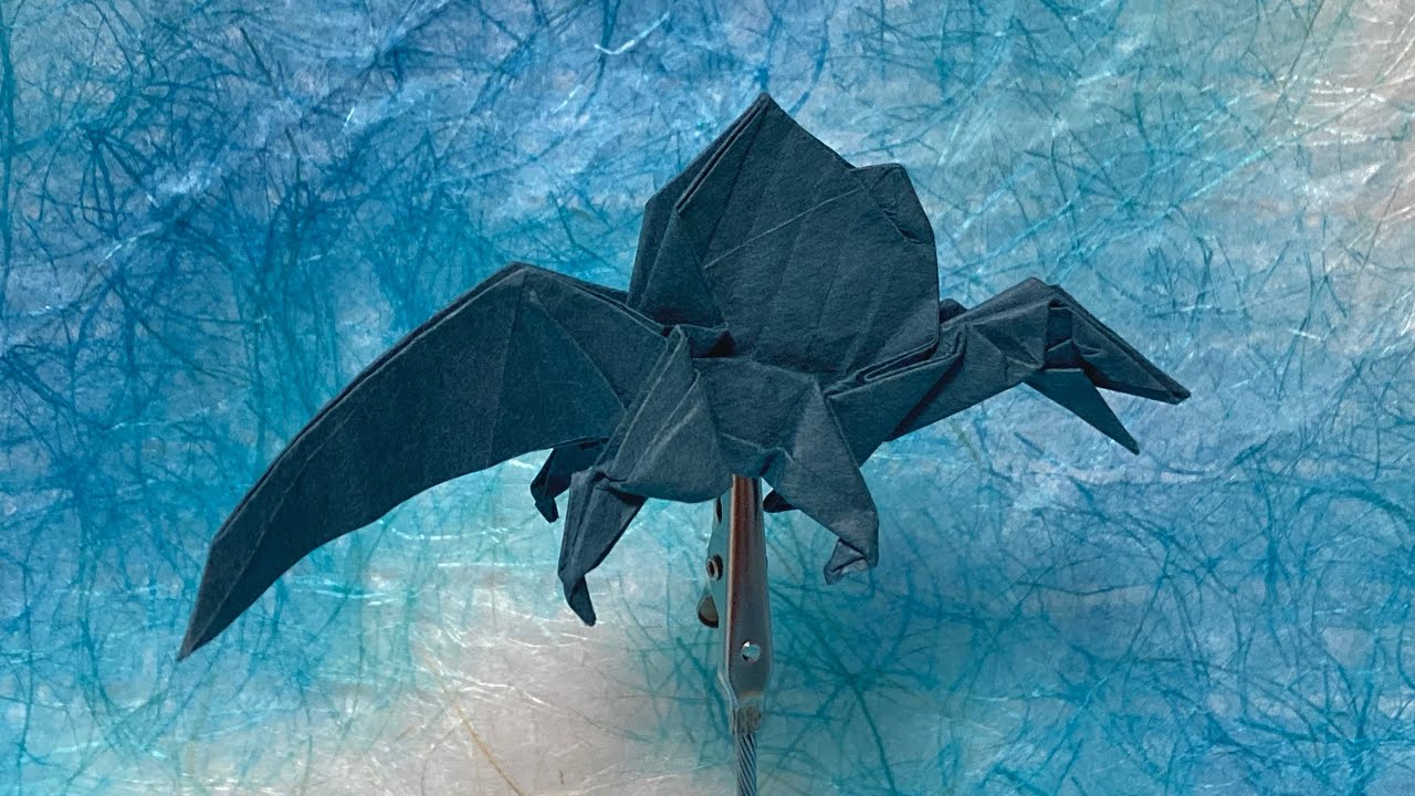 【Origami】Spinosaurus How to fold