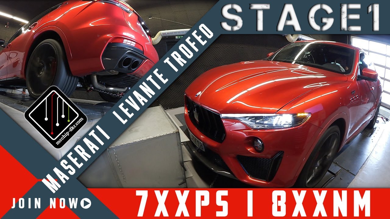 Maserati Levante Trofeo | Software Stage 1 | Dyno + 100-200kmh | mcchip-dkr