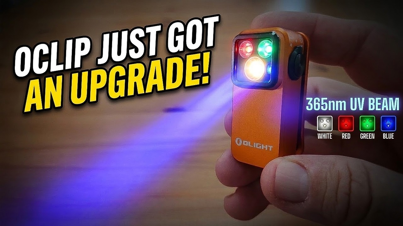 Обзор фонаря Olight Oclip Pro S: идеальный фонарь для использования без дополнительных креплений.