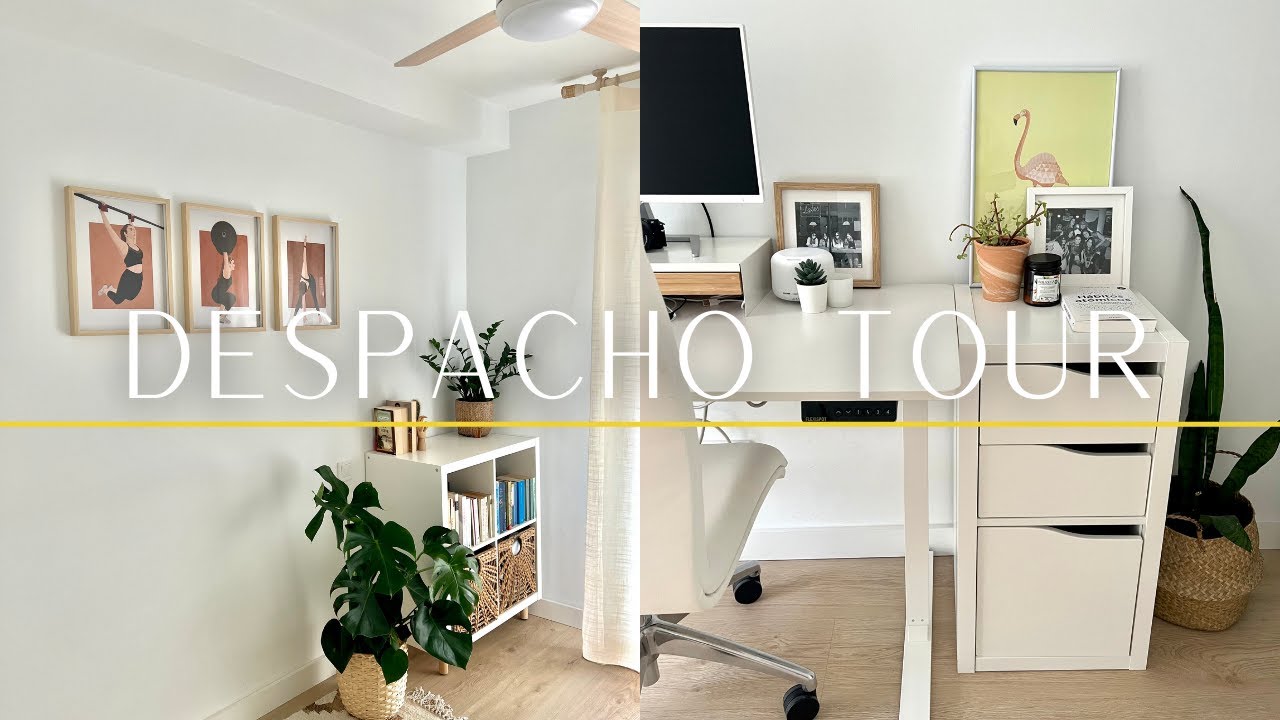 ✨💛 mi DESPACHO EN CASA 2022 | Estilo nórdico | 💻📂💼  Room Tour OFICINA EN CASA