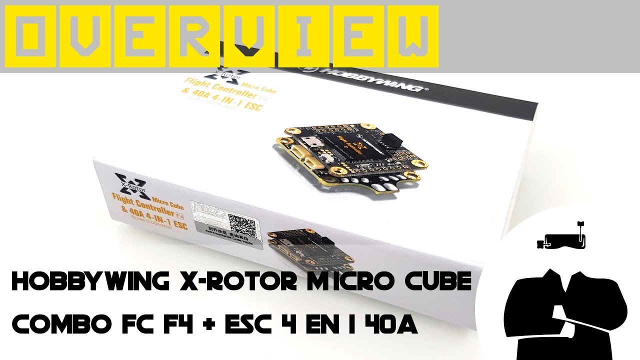 Hobbywing X-Rotor Micro Cube Combo FC F4 + ESC 4 en 1 40A | Overview