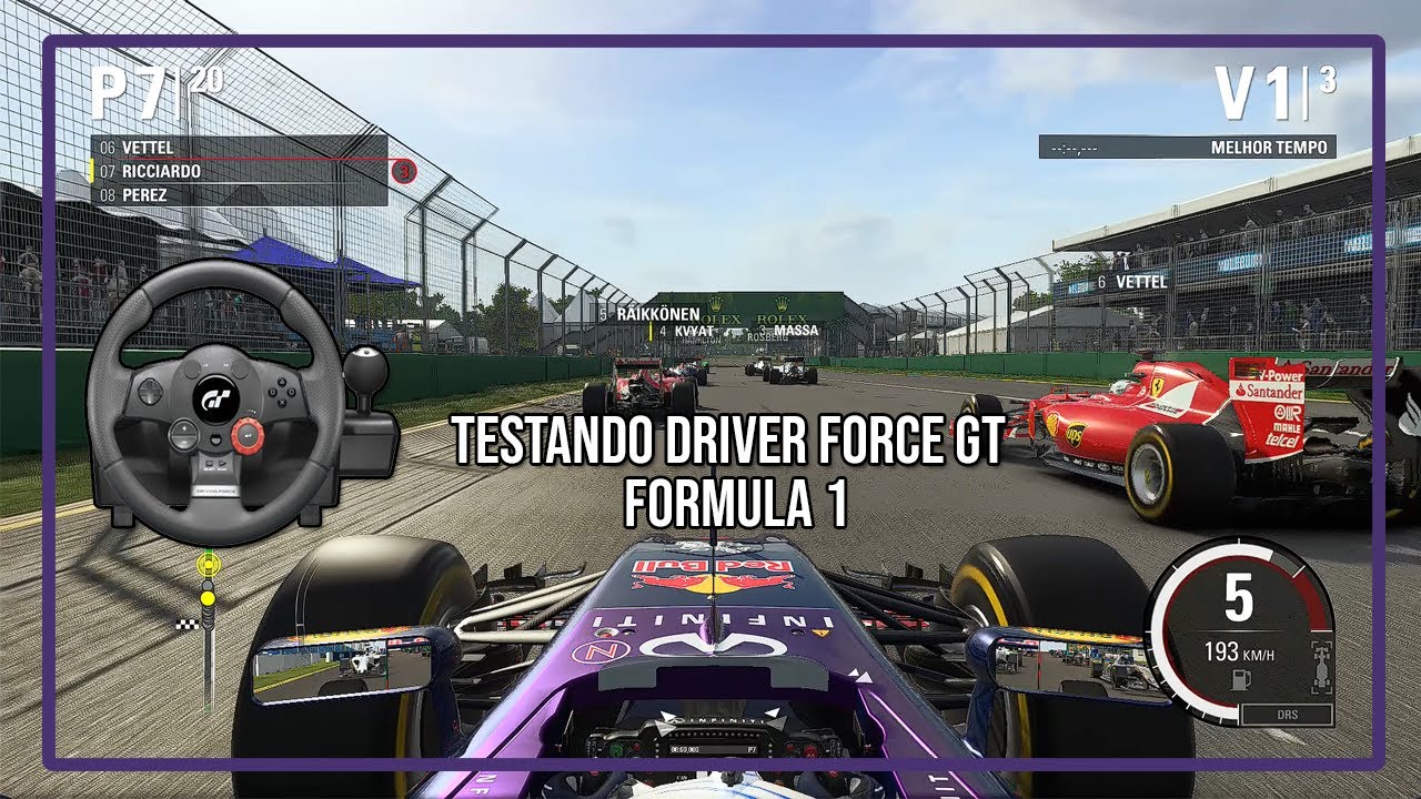 Formula 1 - Teste Volante Driver force GT