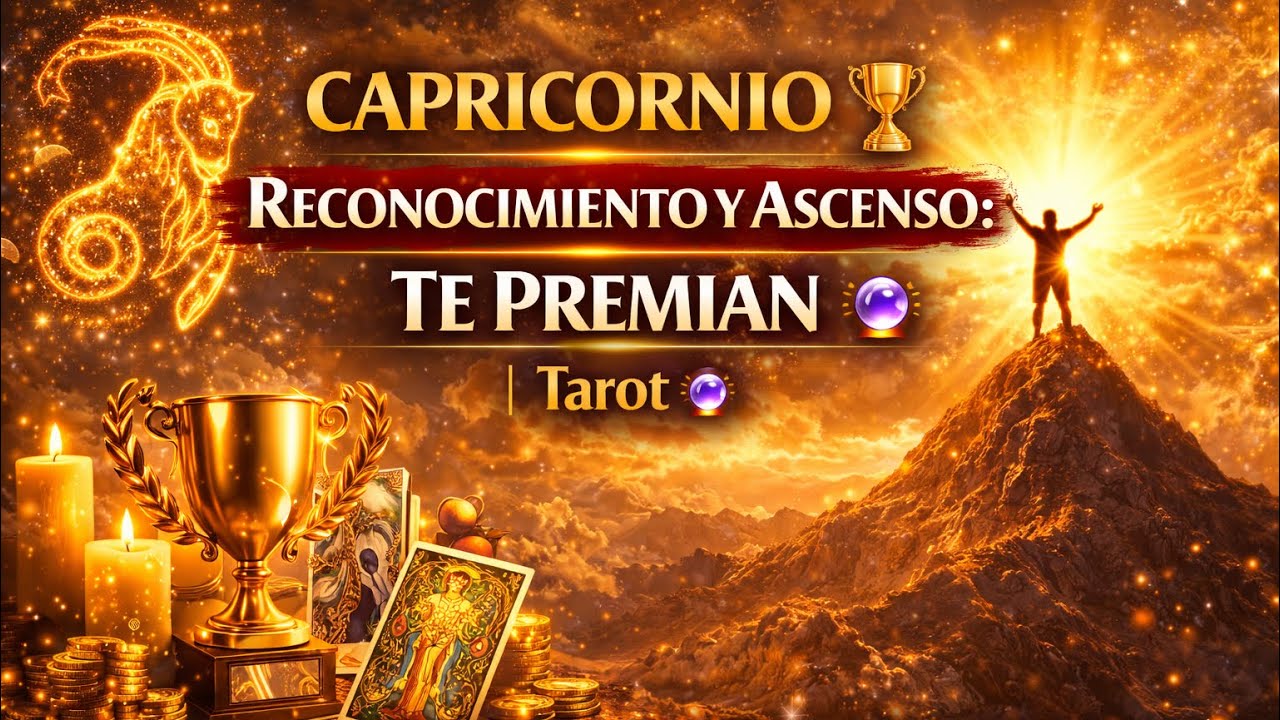 ♑ Capricornio - Reconocimiento y Ascenso 🏆 | Te Premian | Tarot 🔮