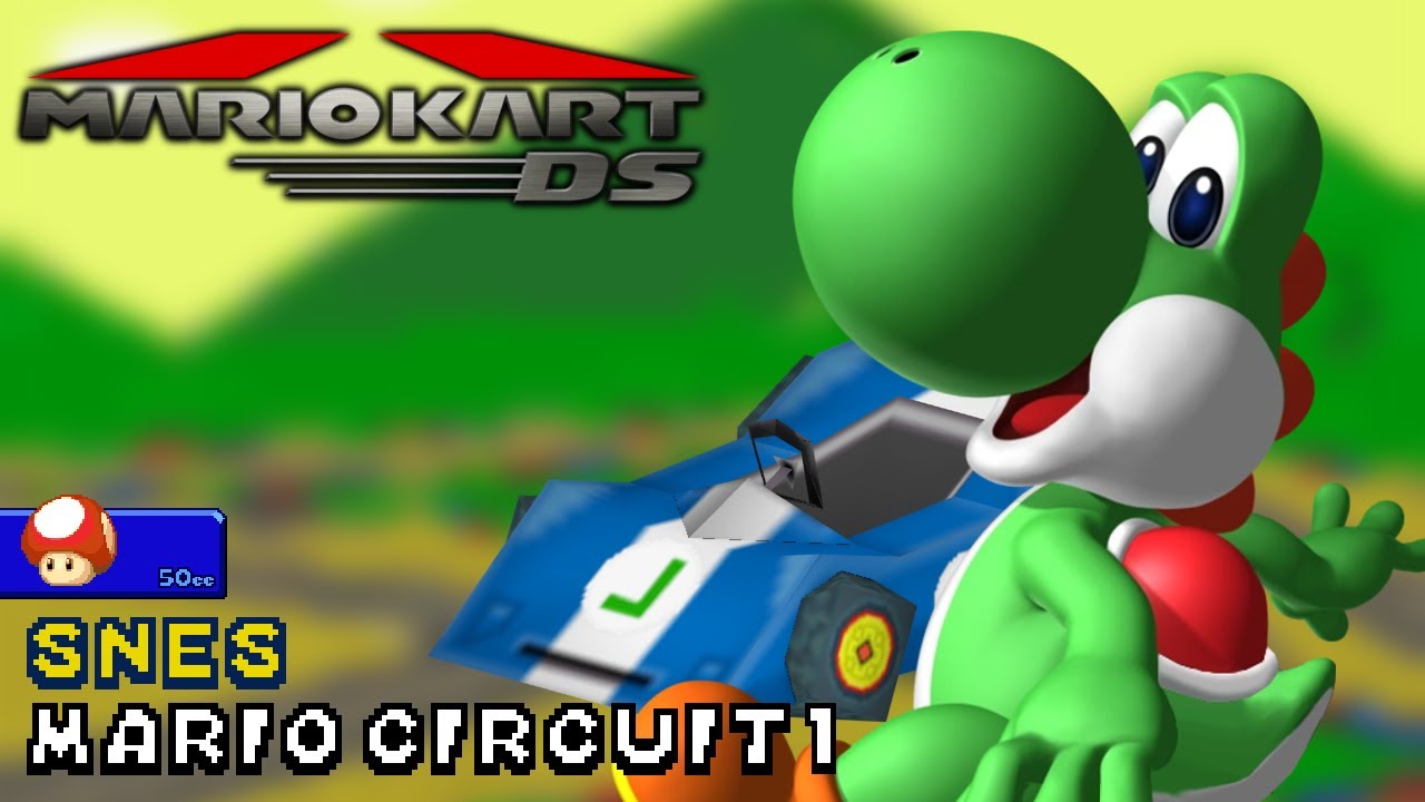 Mario Kart DS - 50cc - Yoshi - Streamliner - SNES Mario Circuit 1 | Ep. 3633