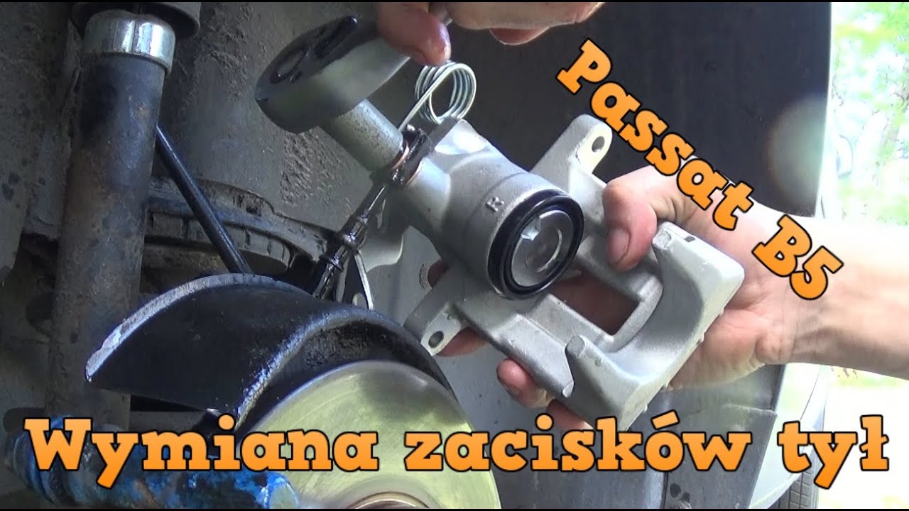 Wymiana zacisków hamulcowych (tył) - Passat B5