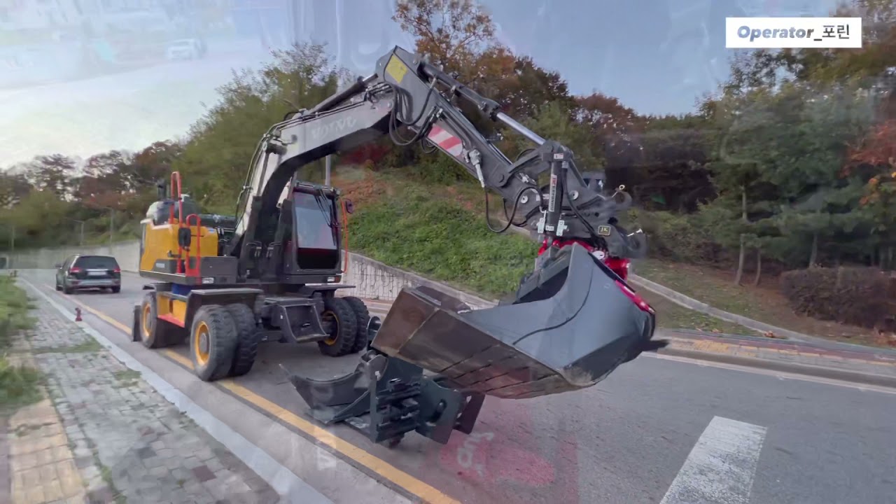 VOLVO  EW140E pro  jk tiltrotator Combination!!(신차리뷰)