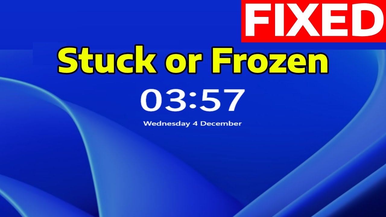 ✅NEW Fix Windows 11 is Stuck or Freezed on Welcome Screen Stuck on Login Screen
